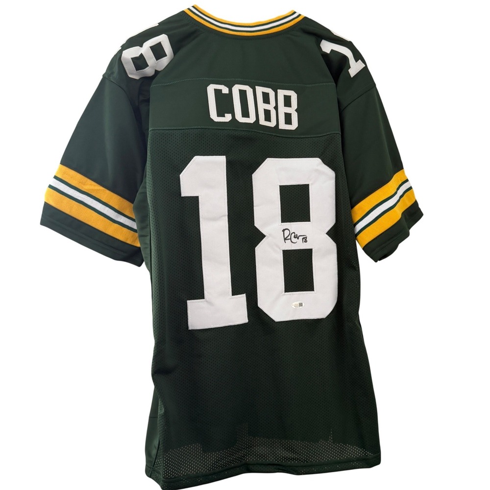 Randall Cobb Signed Custom Game Cut Green Bay Packers Jersey JSA WITNESS COA